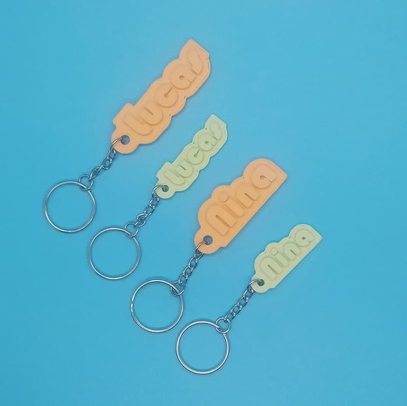 Porte-clés Personnalisé - Couleurs